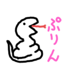しろへび君#02（個別スタンプ：8）