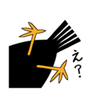 圧力がある辛辣な鳥（個別スタンプ：4）