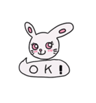 うさぎまるtamakione（個別スタンプ：5）