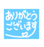 水彩画風 挨拶（個別スタンプ：4）