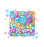 Hawaiian＆surfart stampパステル（個別スタンプ：7）