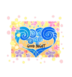 Hawaiian＆surfart stampパステル（個別スタンプ：18）