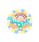Hawaiian＆surfart stampパステル（個別スタンプ：24）