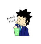サラリーマンたす君のブレイクタイム（個別スタンプ：1）