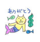 猫と男の子と女の子（個別スタンプ：4）