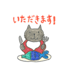 猫と男の子と女の子（個別スタンプ：6）