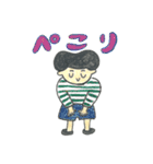 猫と男の子と女の子（個別スタンプ：10）