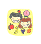 猫と男の子と女の子（個別スタンプ：25）