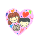 猫と男の子と女の子（個別スタンプ：29）