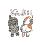 猫と男の子と女の子（個別スタンプ：30）