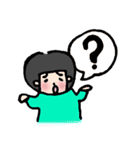 素朴な「あっちゃん」（個別スタンプ：15）