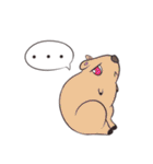 【英語】まったりな日常 どうぶつの気持ち（個別スタンプ：20）