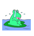 【英語】まったりな日常 どうぶつの気持ち（個別スタンプ：22）