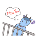 【英語】まったりな日常 どうぶつの気持ち（個別スタンプ：24）