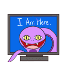 【英語】まったりな日常 どうぶつの気持ち（個別スタンプ：34）