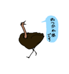 ダチョウさんスタンプ（個別スタンプ：5）