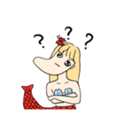 しゃくれ人魚姫（個別スタンプ：2）