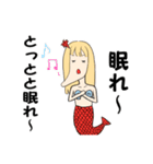 しゃくれ人魚姫（個別スタンプ：13）