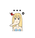 しゃくれ人魚姫（個別スタンプ：37）