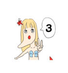 しゃくれ人魚姫（個別スタンプ：38）