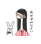 お洒落な女の子たちの日常（個別スタンプ：1）