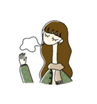 お洒落な女の子たちの日常（個別スタンプ：9）