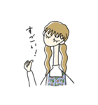 お洒落な女の子たちの日常（個別スタンプ：20）