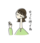 お洒落な女の子たちの日常（個別スタンプ：21）