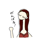 お洒落な女の子たちの日常（個別スタンプ：24）