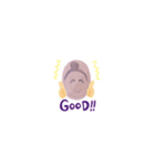 イラスト スタンプ 似顔絵（個別スタンプ：3）