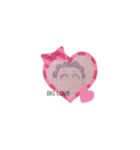イラスト スタンプ 似顔絵（個別スタンプ：4）