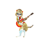 Happy Rock cat SP（個別スタンプ：19）