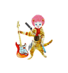 Happy Rock cat SP（個別スタンプ：31）