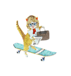 Happy Rock cat SP（個別スタンプ：34）