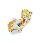 Happy Rock cat SP（個別スタンプ：36）