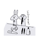 うさぎとかっぱと私たち（個別スタンプ：7）
