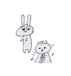 うさぎとかっぱと私たち（個別スタンプ：11）
