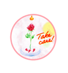 Cinemacat 水彩画＆色鉛筆画スタンプ vol.1（個別スタンプ：5）