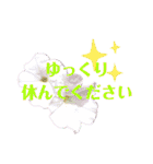 花と敬語（個別スタンプ：17）
