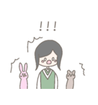 ゆるかわいい女の子の会話スタンプ（個別スタンプ：21）