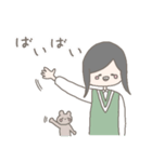 ゆるかわいい女の子の会話スタンプ（個別スタンプ：25）