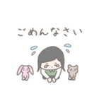 ゆるかわいい女の子の会話スタンプ（個別スタンプ：35）