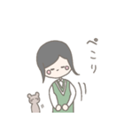 ゆるかわいい女の子の会話スタンプ（個別スタンプ：36）