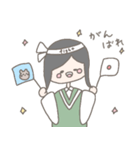 ゆるかわいい女の子の会話スタンプ（個別スタンプ：37）