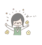 ゆるかわいい女の子の会話スタンプ（個別スタンプ：40）