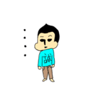ゆるい父と子（個別スタンプ：3）