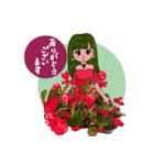 フラワーズ FLOWERS（個別スタンプ：4）