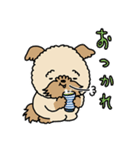 モコモコ犬 モコちゃんスタンプ（個別スタンプ：8）