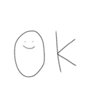 だれでもかけそう まるちゃん（個別スタンプ：3）