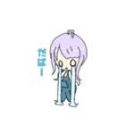 ミニキャラ可愛い女の子の日常スタンプ（個別スタンプ：4）